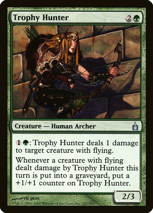 【EN】戦利品狩り/Trophy Hunter [RAV] 緑U No.187