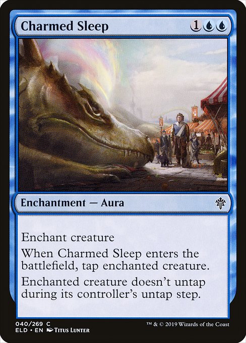 【Foil】【EN】魔法の眠り/Charmed Sleep [ELD] 青C No.40
