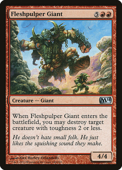 【EN】肉潰しの巨人/Fleshpulper Giant [M14] 赤U No.140