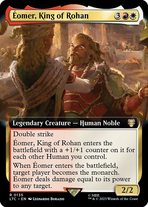 【EN】ローハンの王、エオメル/Éomer, King of Rohan [LTC] 金R No.135