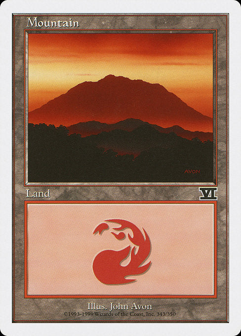【EN】山/Mountain [6ED] 無C No.343