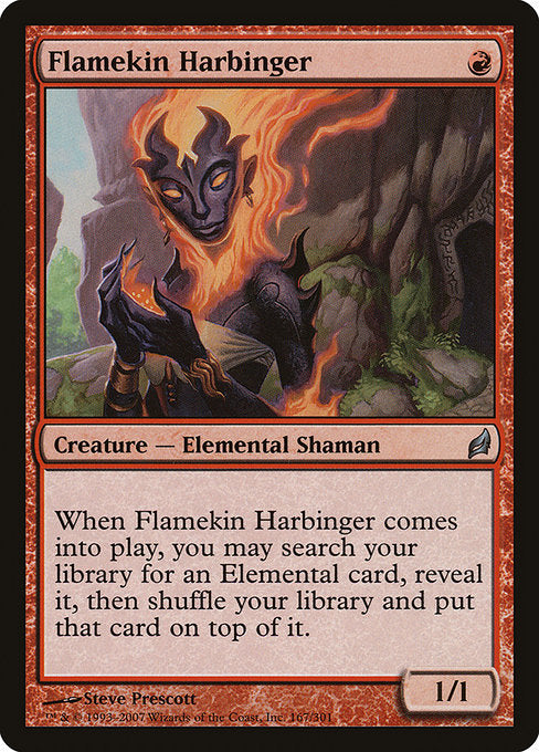 【EN】炎族の先触れ/Flamekin Harbinger [LRW] 赤U No.167