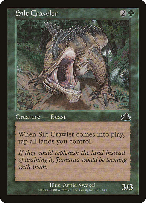 【Foil】【EN】沈泥を這うもの/Silt Crawler [PCY] 緑C No.123