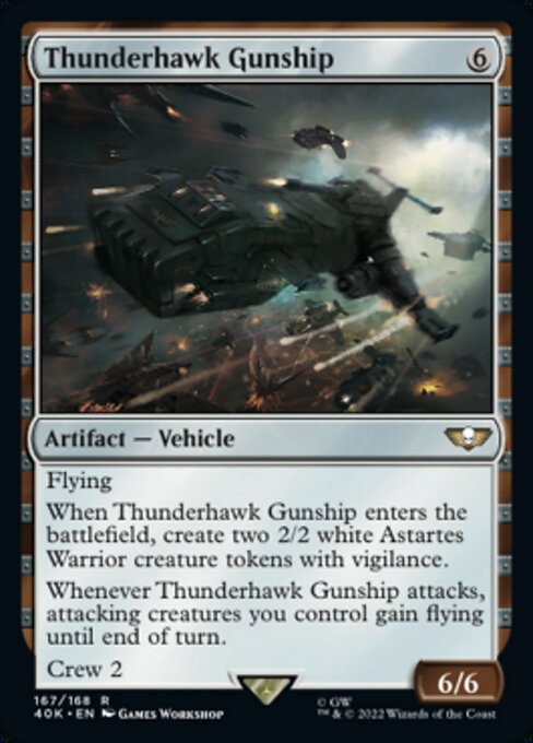 【EN】Thunderhawk Gunship [40K] 茶R No.167★