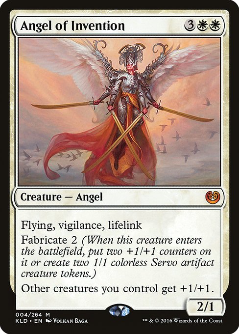 【Foil】【EN】発明の天使/Angel of Invention [KLD] 白M No.4