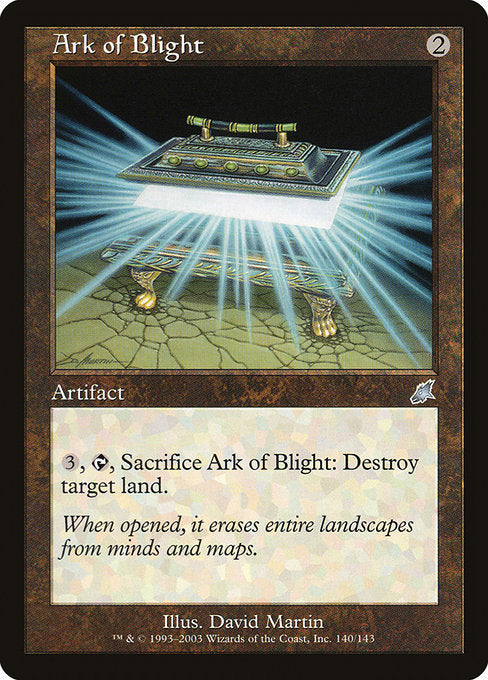【EN】荒廃の箱/Ark of Blight [SCG] 茶U No.140