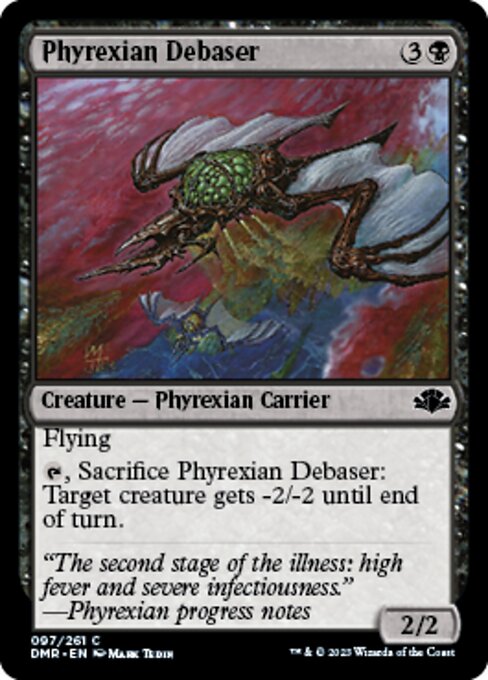 【Foil】【EN】ファイレクシアの堕落者/Phyrexian Debaser [DMR] 黒C No.97