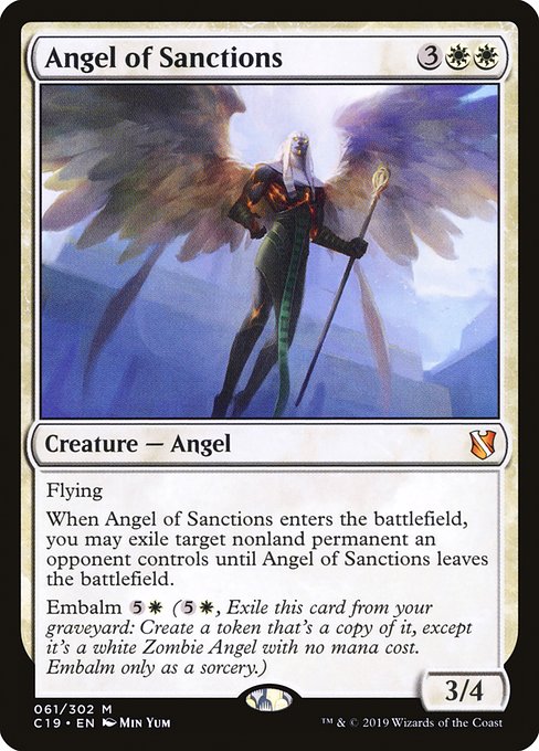 【EN】賞罰の天使/Angel of Sanctions [C19] 白M No.61