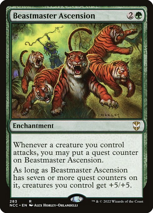 【EN】獣使いの昇天/Beastmaster Ascension [NCC] 緑R No.283