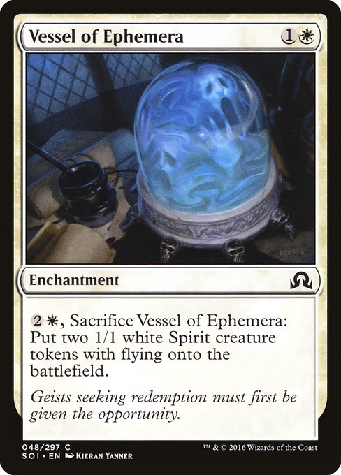【Foil】【EN】刹那の器/Vessel of Ephemera [SOI] 白C No.48