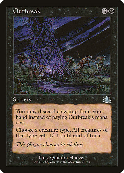 【Foil】【EN】発生/Outbreak [PCY] 黒U No.71