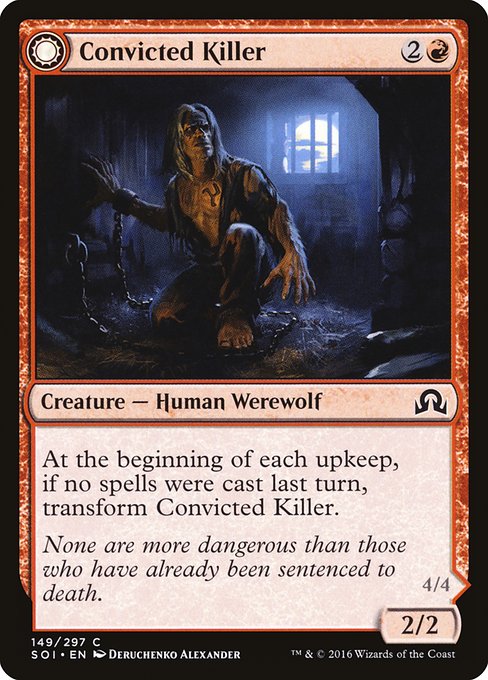 【Foil】【EN】Convicted Killer // Branded Howler [SOI] 混C No.149