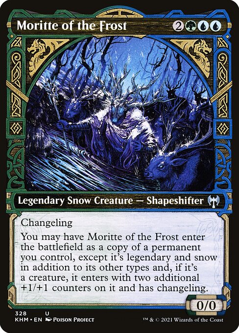 【Foil】【EN】霜のモーリット/Moritte of the Frost [KHM] 金U No.328