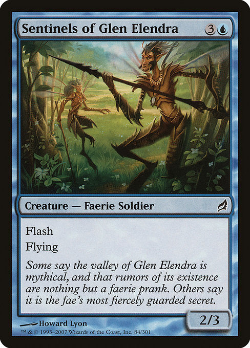 【Foil】【EN】エレンドラ谷の衛兵/Sentinels of Glen Elendra [LRW] 青C No.84