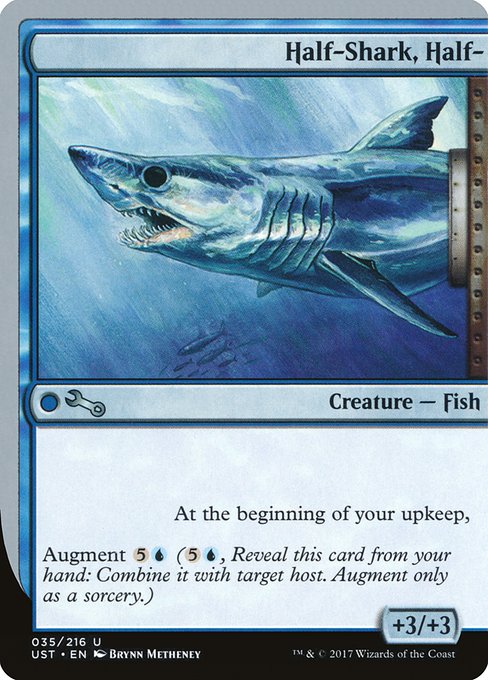 【Foil】【EN】Half-Shark, Half- [UST] 青U No.35