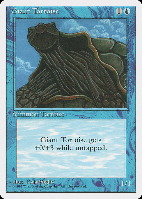 【EN】象亀/Giant Tortoise [4ED] 青C No.76
