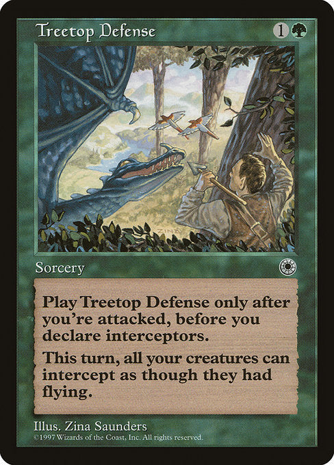 【EN】樹上の防御/Treetop Defense [POR] 緑R No.190