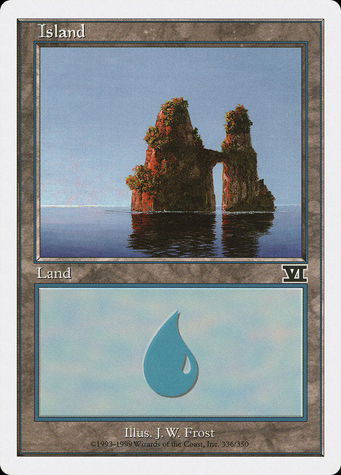 【EN】島/Island [6ED] 無C No.336