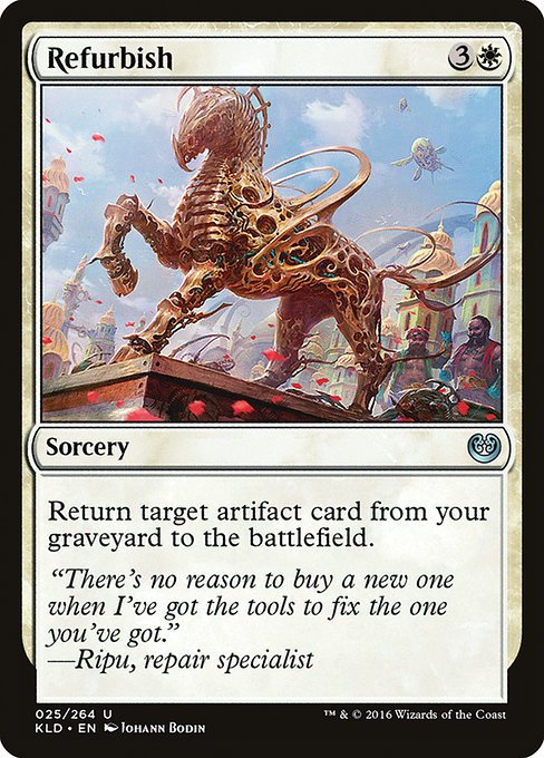 【Foil】【EN】復元/Refurbish [KLD] 白U No.25