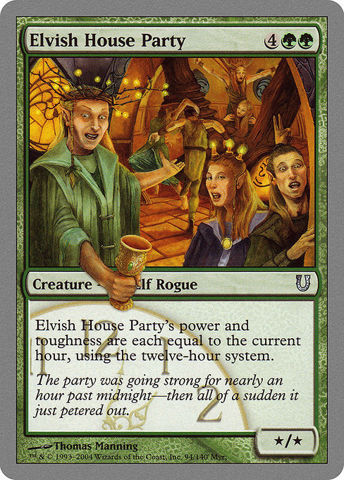 【EN】Elvish House Party [UNH] 緑U No.94