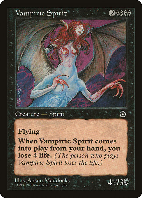 【EN】吸血のスピリット/Vampiric Spirit [P02] 黒R No.90