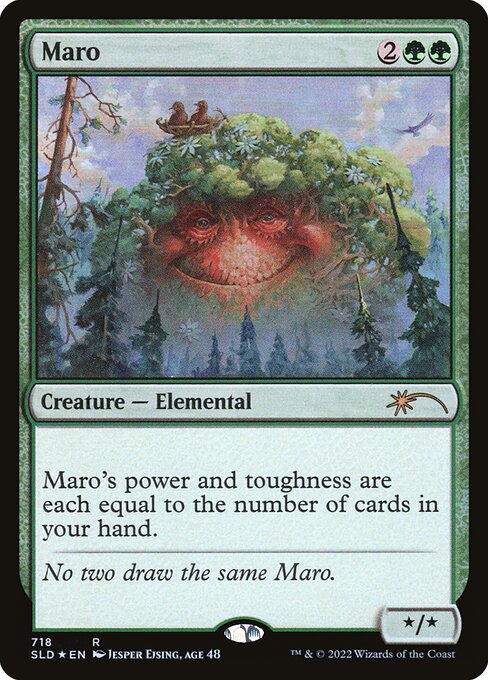 【Foil】【EN】マロー/Maro [SLD] 緑R No.718