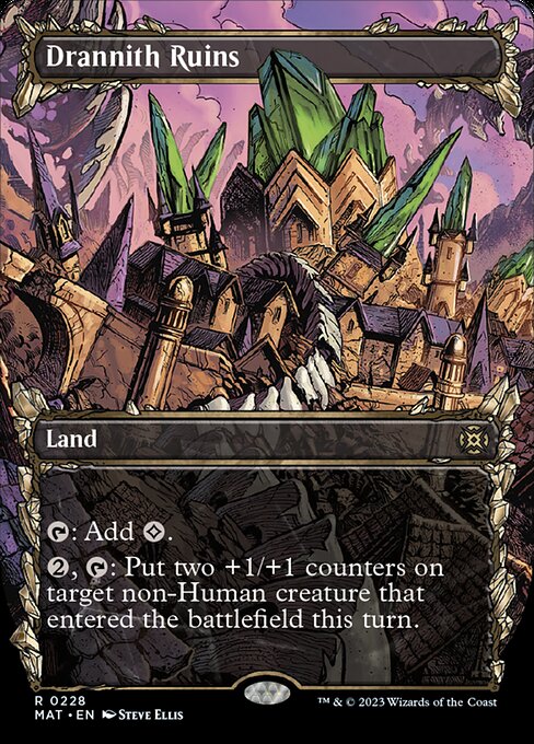 【HaloFoil】【EN】ドラニス遺跡/Drannith Ruins [MAT] 無R No.228