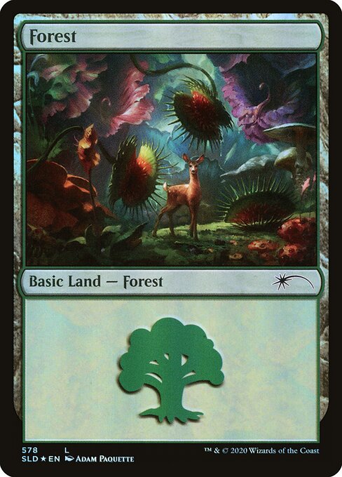 【Foil】【EN】森/Forest [SLD] 無C No.578