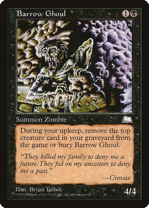 【EN】墳墓の食屍鬼/Barrow Ghoul [WTH] 黒C No.61