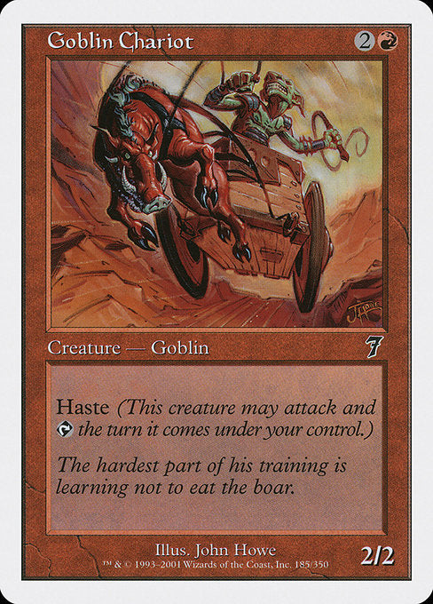【EN】ゴブリンの戦車/Goblin Chariot [7ED] 赤C No.185