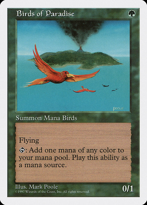 【EN】極楽鳥/Birds of Paradise [5ED] 緑R No.280