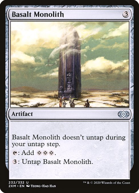 【Foil】【EN】玄武岩のモノリス/Basalt Monolith [2XM] 茶U No.232