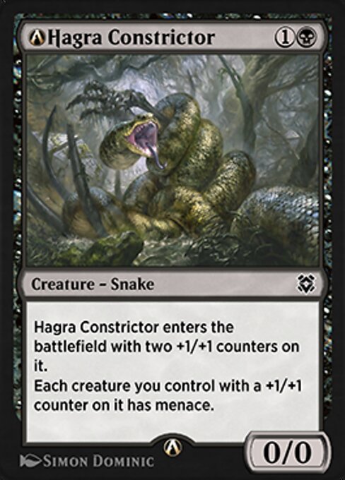 【EN】A-Hagra Constrictor [ZNR] 黒C No.A-105