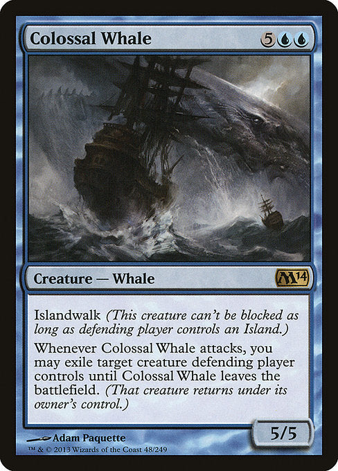 【EN】壮大な鯨/Colossal Whale [M14] 青R No.48