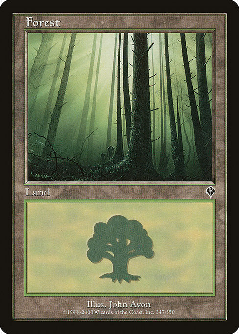 【Foil】【EN】森/Forest [INV] 無C No.347