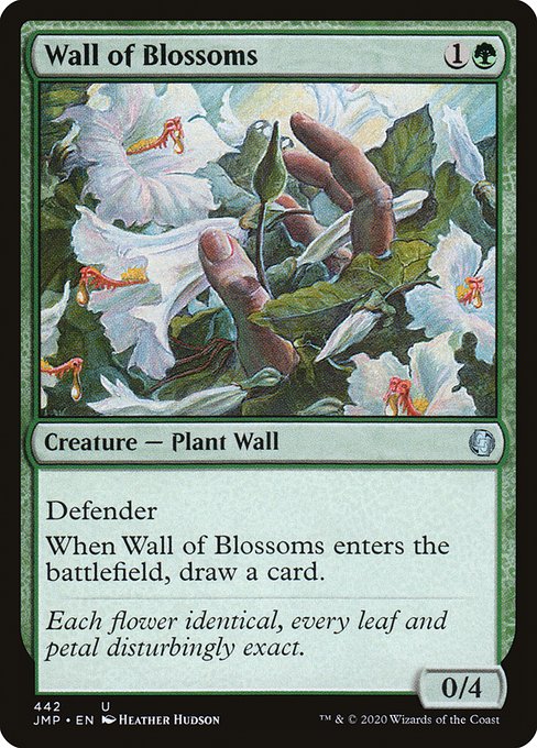 【EN】花の壁/Wall of Blossoms [JMP] 緑U No.442