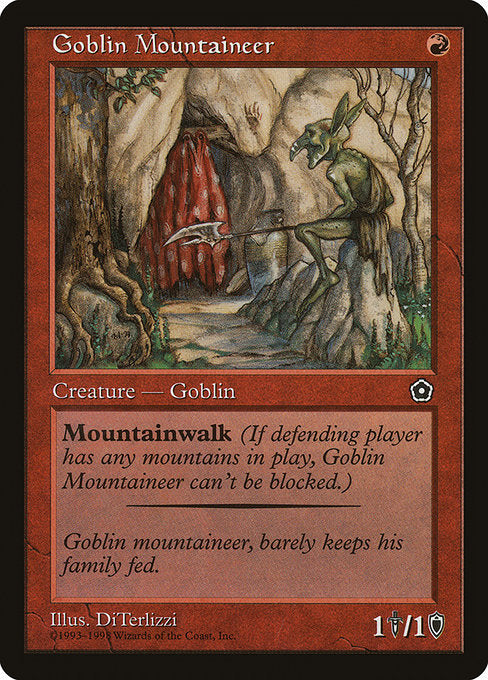 【EN】ゴブリンの山岳民/Goblin Mountaineer [P02] 赤C No.101