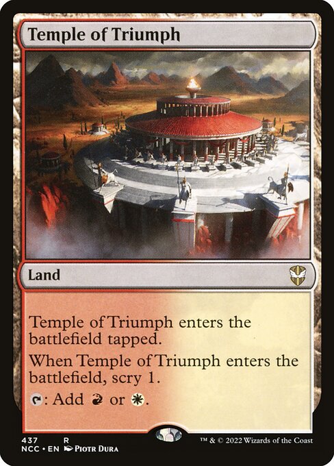 【EN】凱旋の神殿/Temple of Triumph [NCC] 無R No.437
