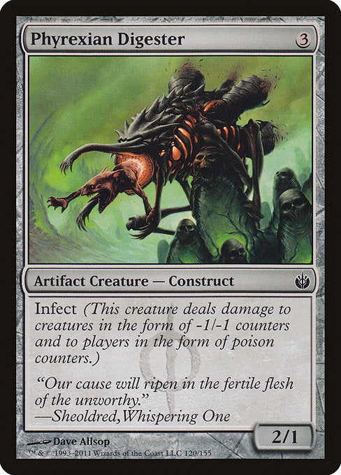 【Foil】【EN】ファイレクシアの消化者/Phyrexian Digester [MBS] 茶C No.120