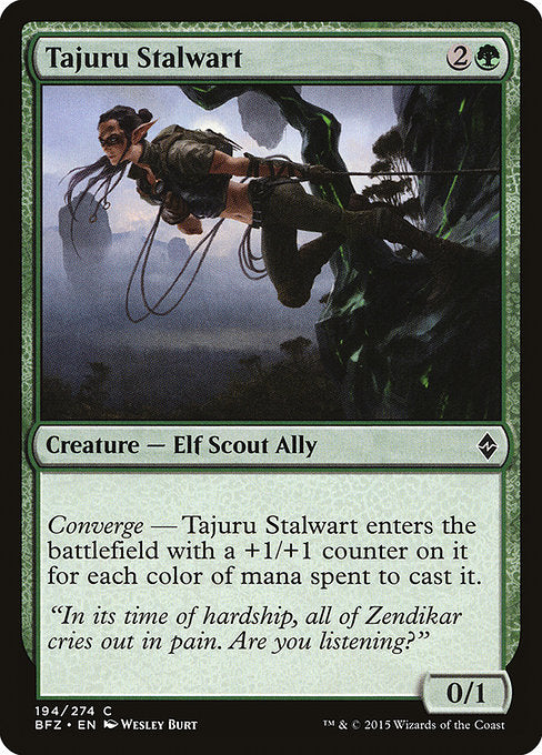 【EN】タジュールの重鎮/Tajuru Stalwart [BFZ] 緑C No.194