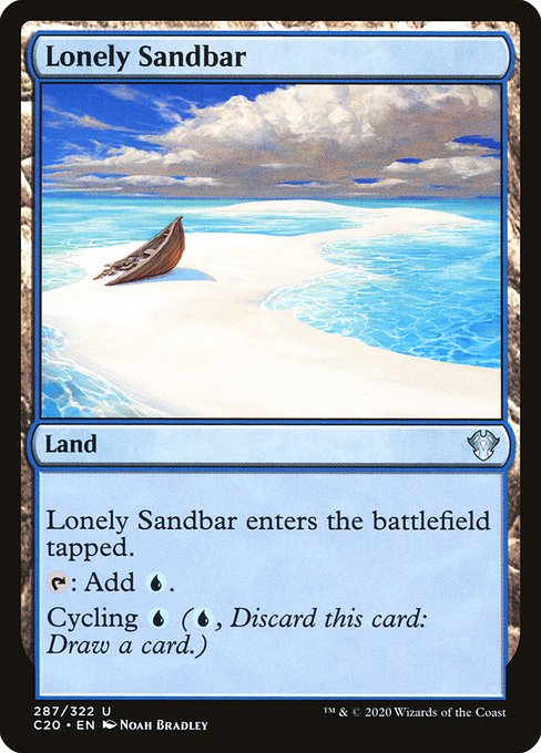 【EN】孤立した砂州/Lonely Sandbar [C20] 無U No.287