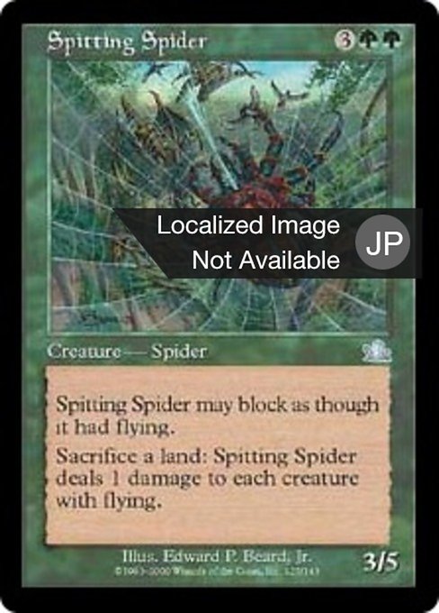【JP】毒吐き蜘蛛/Spitting Spider [PCY] 緑U No.125