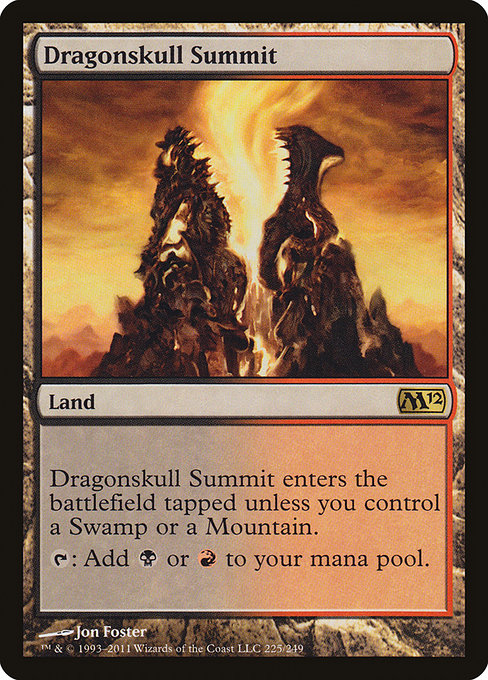 【EN】竜髑髏の山頂/Dragonskull Summit [M12] 無R No.225