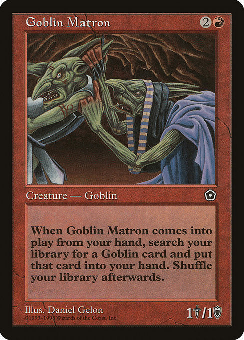 【EN】ゴブリンの女看守/Goblin Matron [P02] 赤U No.100