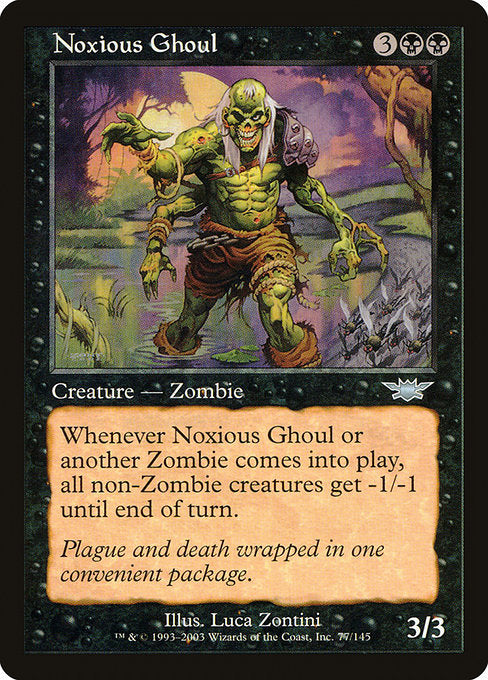 【Foil】【EN】有毒グール/Noxious Ghoul [LGN] 黒U No.77