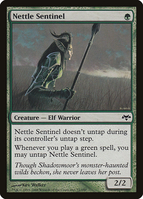 【Foil】【EN】イラクサの歩哨/Nettle Sentinel [EVE] 緑C No.71