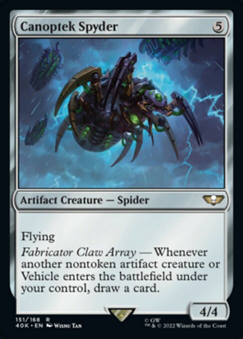 【Foil】【EN】Canoptek Spyder [40K] 茶R No.151★