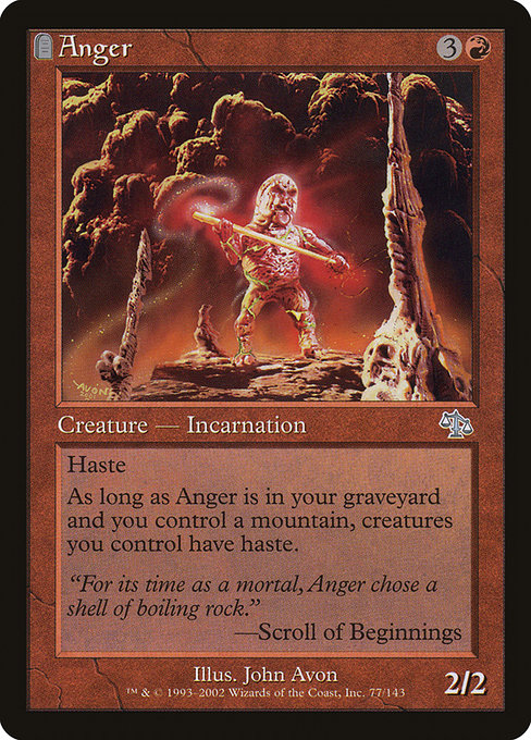 【Foil】【EN】憤怒/Anger [JUD] 赤U No.77
