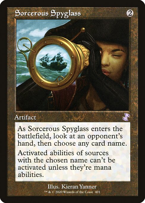 【Foil】【EN】魔術遠眼鏡/Sorcerous Spyglass [TSR] 茶S No.401