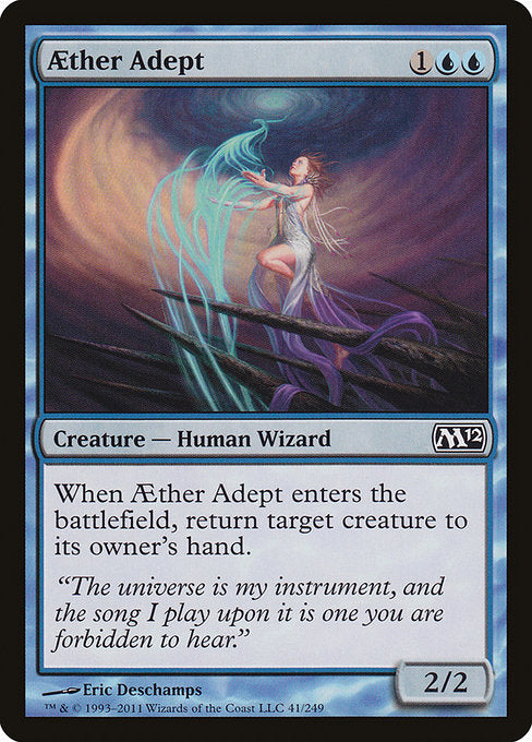 【Foil】【EN】霊気の達人/Aether Adept [M12] 青C No.41